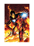 Invincible Iron Man #2 Cover: Iron Man Posters av Brandon Peterson Invincible Iron Man #2 Cover: Iron Man Posters av Brandon Peterson