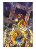 Marvel Team Up #3 Cover: Dr. Strange and Fantastic Four Lámina por Scott Kolins Marvel Team Up #3 Cover: Dr. Strange and Fantastic Four Lámina por Scott Kolins