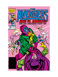 Avengers 269 Cover: Kang and Immortus Fighting Poster par John Buscema
