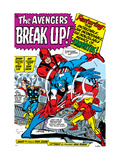 Avengers Classic 10 Group: Captain America, Iron Man and Giant Man Posters by Don Heck