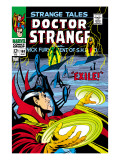 Strange Tales 168 Cover: Dr. Strange and Yandroth Poster by Dan Adkins