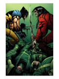 Wolverine 31 Cover: Wolverine and Gorgon Art by Romita Jr. John