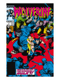 Wolverine 7 Cover: Wolverine, Hulk and Karma Affiches par John Buscema