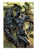 Black Panther 1 Cover: Black Panther Prints by J. Scott Campbell