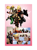 The Mighty Avengers 32 Group: Wasp, Quicksilver, U.S. Agent, Hercules, Stature and Vision Prints by Pham Khoi