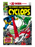 X-Men 45 Cover: Quicksilver and Cyclops Prints by Werner Roth
