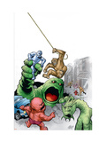 Marvel Monsters: Fin Fang Four 1 Cover: Fin Fang Foom Prints by Powell Eric