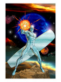 Silver Surfer 13 Cover: Silver Surfer Swinging Posters