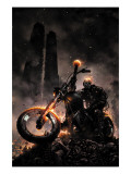Ghost Rider 6 Cover: Ghost Rider Posters par Clayton Crain