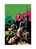 Marvel Adventures Avengers 10 Cover: Captain America Poster by Cameron Stewart