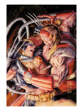 Wolverine Origins 38 Cover: Wolverine and Omega Red Posters by Doug Braithwaite