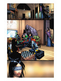 X-Men 201 Group: Elixir, Anole, Pixie, Rockslide, Hellion, Blindfold, Mercury and Dust Prints by Humberto Ramos
