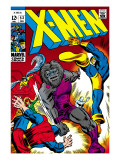 X-Men 53 Cover: Cyclops and Blastaar Print by Windsor-Smith Barry
