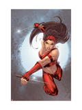 Ultimate Elektra 5 Cover: Elektra Prints by Salvador Larroca