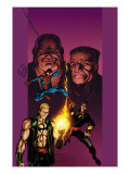 Ultimate Spider-Man #81 Cover: Iron Fist, Spider-Man, Shang-Chi, Hammerhead and Kingpin Posters av Mark Bagley Ultimate Spider-Man #81 Cover: Iron Fist, Spider-Man, Shang-Chi, Hammerhead and Kingpin Posters av Mark Bagley