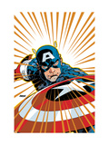 Captain America V4, 27 Cover: Captain America Fighting Art by Dave Johnson