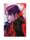 New Avengers 38 Cover: Cage, Luke, Jones and Jessica Art