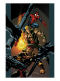 Ultimate Spider-Man 85 Cover: Spider-Man, Shang-Chi and Iron Fist Art by Mark Bagley