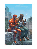 Marvel Team-Up 9 Cover: Daredevil, Cage and Luke Posters by Kolins Scott