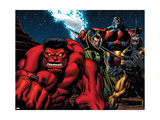 Hulk 10 Group: Rulk, Baron Mordo, Terrax and Tigershark Prints by McGuiness Ed