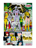 X-Men Annual 10 Group: Warlock, Sunspot, Cannonball, Cypher, Magma, Magik and New Mutants Prints by Arthur Adams