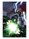 Thor #605 Cover: Dr. Doom and Thor Poster av Billy Tan
