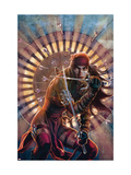 Dark Reign: Elektra #2 Cover: Elektra Posters av Lee Bermejo
