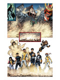 New X-Men 19 Group: Prodigy, Hellion, Mercury, Wind Dancer, Dust, New Mutants and Hellions Posters by Lopresti Aaron