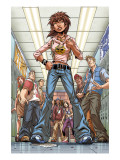 Amazing Fantasy #1 Cover: Corazon and Anya Posters av Mark Brooks Amazing Fantasy #1 Cover: Corazon and Anya Posters av Mark Brooks