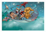 Alpha Flight 6 Group: Nemesis, Sasquatch, Major Mapleleaf, Yukon Jack and Alpha Flight Fighting Posters par Henry Clayton