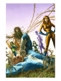Son Of M 3 Cover: Quicksilver and Crystal Prints by Roy Allan Martinez