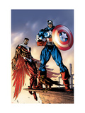 Captain America And The Falcon 3 Cover: Captain America and Falcon Posters by Sears Bart