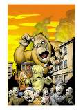 Monsters: Where Monsters Dwell 1 Cover: Monstrollo, Bombu and Manoo Print by Powell Eric