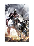 War Machine 10 Cover: Iron Patriot and War Machine Affiches
