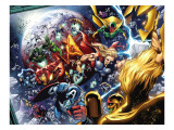 Nova Annual 1 Group: Thor, Vision, Iron Man, Captain America and Dr. Doom Posters par Wellinton Alves