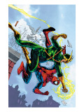Marvel Adventures Spider-Man 5 Cover: Spider-Man and Electro Prints by Patrick Scherberger