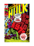 Incredible Hulk 135 Cover: Hulk and Kang Lifting Affiches par Herb Trimpe