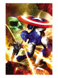 Guardians Of The Galaxy 6 Cover: Major Victory and Starhawk Art by Clint Langley