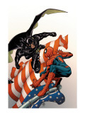 Marvel Knights Spider-Man 18 Cover: Justice, Spider-Man, and Ethan Edwards Posters by MCNiven Steve