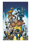 X-Force 6 Cover: Cable, Shatterstar and Domino Prints by Liefeld Rob