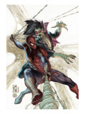 The Amazing Spider-Man 622 Cover: Spider-Man and Morbius Prints by Bianchi Simone
