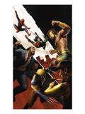 Incredible Hercules 139 Cover: Hercules, Wolverine and Spider-Man Affiche par Bierek Michael