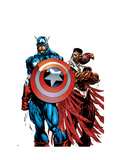 Captain America & The Falcon 1 Cover: Captain America and Falcon Affiches par Sears Bart