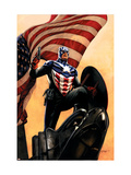 Captain America #34 Cover: Captain America Poster af Steve Epting Captain America #34 Cover: Captain America Poster af Steve Epting