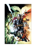 Free Comic Book Day 2009 Avengers 1 Cover: Thor and Spider-Man Print by Jim Cheung