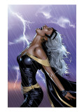 Uncanny X-Men #449 Cover: Storm Swinging Poster af Greg Land Uncanny X-Men #449 Cover: Storm Swinging Poster af Greg Land