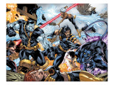Ultimate X-Men #97 Group: Wolverine, Colossus, Nightcrawler, Storm and Iceman Poster av Mark Brooks Ultimate X-Men #97 Group: Wolverine, Colossus, Nightcrawler, Storm and Iceman Poster av Mark Brooks