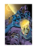 Fantastic Four 571 Cover: Mr. Fantastic and Galactus Posters by Davis Alan