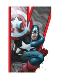 Avengers: Earths Mightiest Heroes #2 Cover: Captain America Julisteet tekijänä Scott Kolins Avengers: Earths Mightiest Heroes #2 Cover: Captain America Julisteet tekijänä Scott Kolins