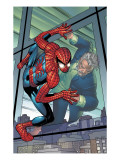 Amazing Spider-Man #506 Cover: Spider-Man and Ezekiel Print van John Romita Jr.